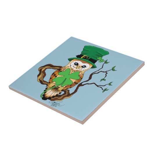 Irish Owl Fliese (Seite)