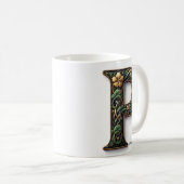 Irish P Monogram Coffee Mug Kaffeetasse (VorderseiteRechts)