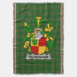 Irish Packenham Coat of Arms Familienwappen Irland Decke