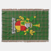 Irish Packenham Coat of Arms Familienwappen Irland Decke (Vorderseite)