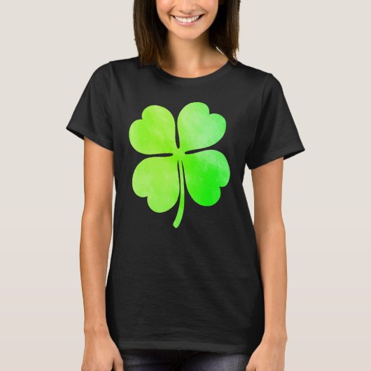Irish Painted Green Kleeblatt Shirts St Patricks D (Vorderseite)