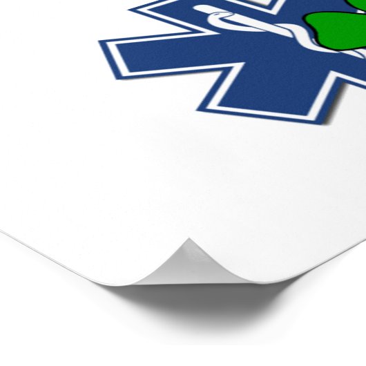 Irish Paramedic Poster (Ecke)