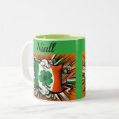 Irish patriotic Mug Zweifarbige Tasse (Vorderseite Links)