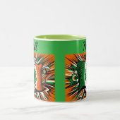 Irish patriotic Mug Zweifarbige Tasse (Mittel)
