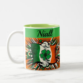 Irish patriotic Mug Zweifarbige Tasse