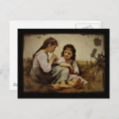 Irish Penny Whistle Girls Postkarte (Vorne/Hinten)