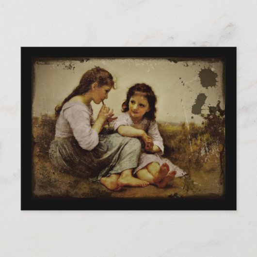 Irish Penny Whistle Girls Postkarte (Vorderseite)