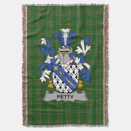 Irish Petty Coat of Arms Familienwappen Irland Decke