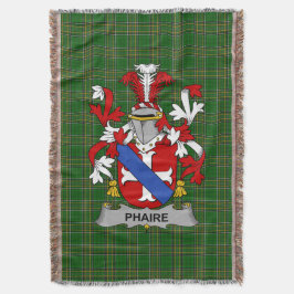 Irish Phaire Coat of Arms Familienwappen Irland Decke
