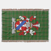 Irish Phaire Coat of Arms Familienwappen Irland Decke (Vorderseite)