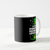 Irish Pharmacy Technician Leprechaun St Patricks D Kaffeetasse (VorderseiteRechts)