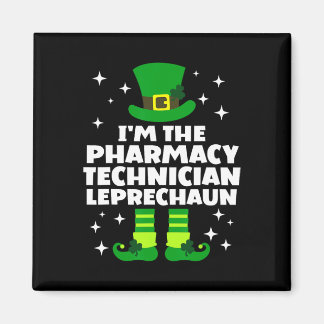 Irish Pharmacy Technician Leprechaun St Patricks D Magnet