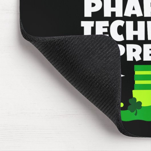 Irish Pharmacy Technician Leprechaun St Patricks D Mousepad (Ecke)