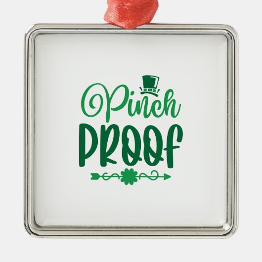 Irish Pinch Proof Ornament Aus Metall (Vorne)