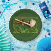 Irish Pipe St. Patrick's Day Paper Pappteller (Party)