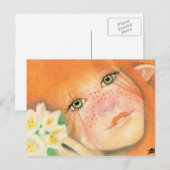 Irish Pixie Fairy Postcard Postkarte (Vorne/Hinten)