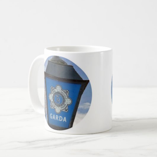 Irish Police, Irish Garda, Irish, Irland, Garda Kaffeetasse (Vorderseite Links)
