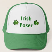 Irish Poser Hat Truckerkappe (Vorderseite)
