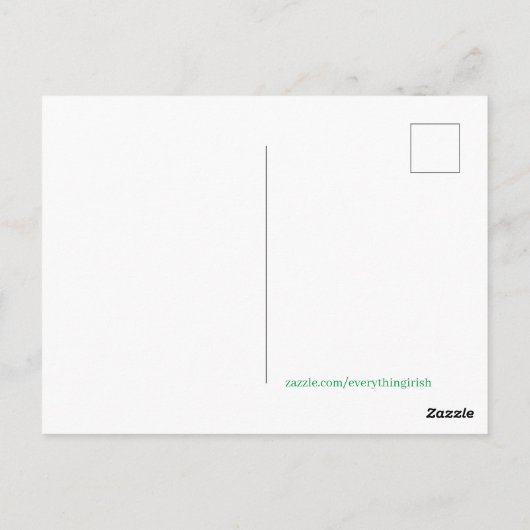 Irish Postcard Postkarte (Rückseite)