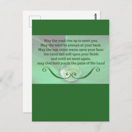 Irish Postcard - Vertikal Postkarte (Vorne/Hinten)