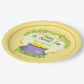 Irish Pot of Gold Pappteller (Schrägansicht)