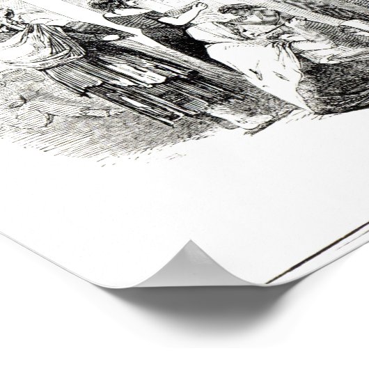 Irish Potato Famine, 1847 Poster (Ecke)