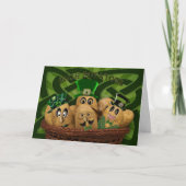 IRISH POTATOES - ST. PATRICK'S DAY GREETING CARD KARTE (Vorderseite)
