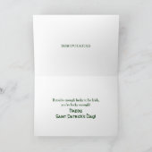 IRISH POTATOES - ST. PATRICK'S DAY - POTATO FAMILI KARTE (Innenseite)