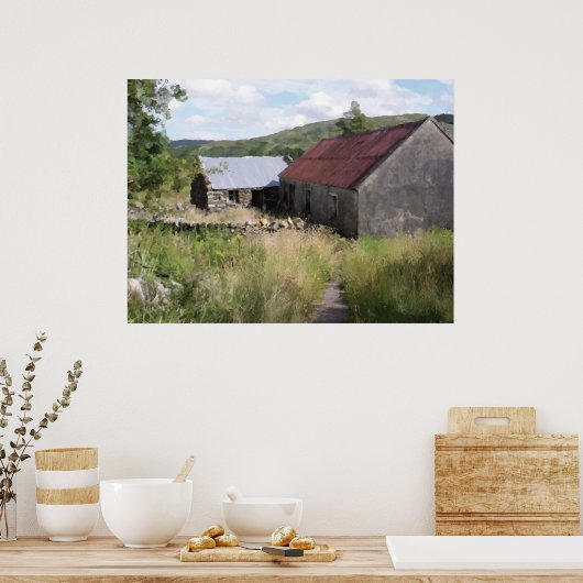 Irish Potters Barn Poster (Küche)