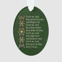 Irish Prayer Circle Me Lord Personalisiert Weihnac