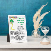 IRISH PRAYER KANN DIE STRASSE STEIGEN, UM SIE ZU E FOTOPLATTE (Seite)