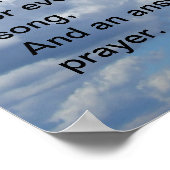 Irish Prayer Poster (Ecke)