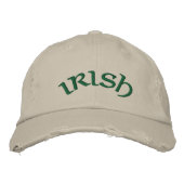 Irish Pride Bestickte Baseballkappe (Vorderseite)
