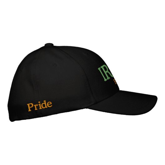Irish Pride bestickte Hat 1b Bestickte Kappe (Rechts)