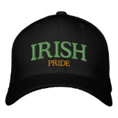 Irish Pride bestickte Hat 1b Bestickte Kappe (Vorderseite)