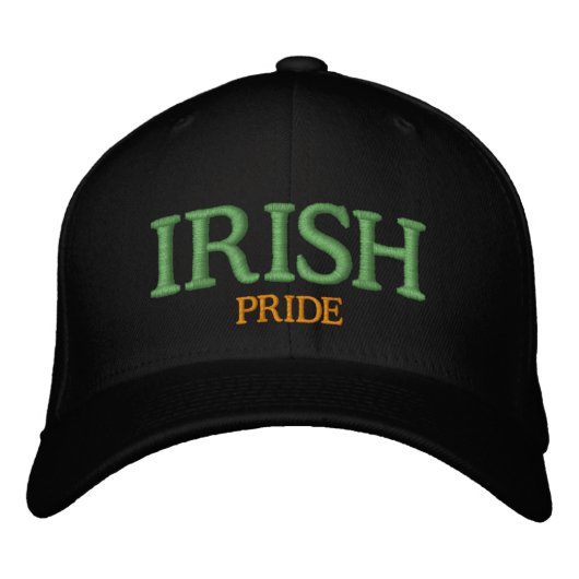 Irish Pride bestickte Hat 1b Kappe (Vorderseite)