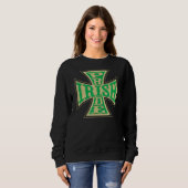 Irish Pride Biker Style Irish Pride Cross 1 Sweatshirt (Vorne ganz)