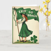 Irish Pride Celebration Card Karte (Gelbe Blume)