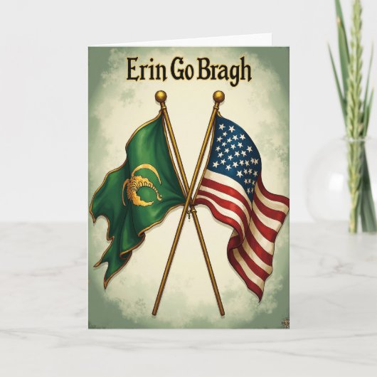 Irish Pride Forever Karte (Vorderseite)