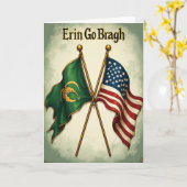 Irish Pride Forever Karte (Gelbe Blume)