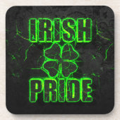 Irish Pride Getränkeuntersetzer (Vorderseite)