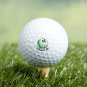 Irish Pride Golf Balls - Kleeblatt Flag Design Golfball (Insitu T-Shirt)
