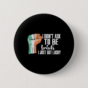 Irish Pride Ireland Flag Grown Irish Roots Irish Button