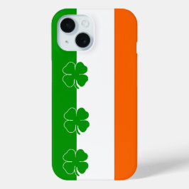 [Irish Pride] Kleeblatt iPhone 15 Hülle