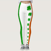 [Irish Pride] Kleeblatt Leggings (Vorderseite)