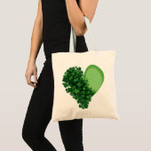 Irish Pride Kleeblatt Tote Bag - St. Patrick's Day Tragetasche (Vorderseite (Produkt))