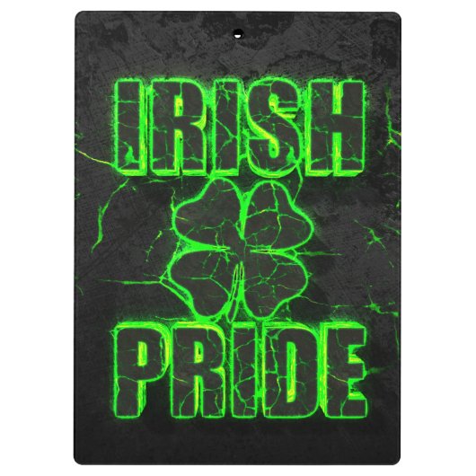 Irish Pride Klemmbrett (Rückseite)