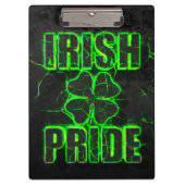 Irish Pride Klemmbrett (Vorderseite)