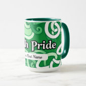 Irish Pride Knot Mug Custom Tasse (VorderseiteRechts)