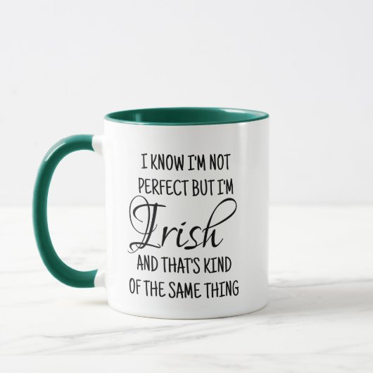 Irish Pride Tasse - Funny, ich bin nicht perfekt,  (Links)